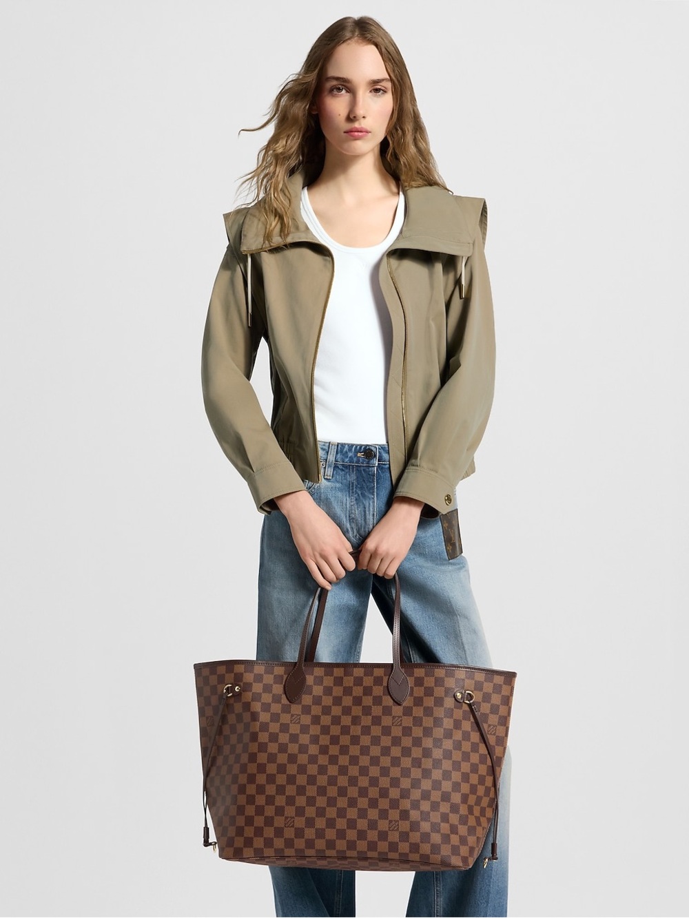 Louis Vuitton Damier Ebene Canvas Neverfull GM